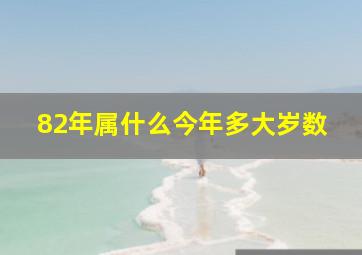 82年属什么今年多大岁数