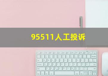 95511人工投诉