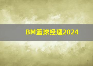 BM篮球经理2024