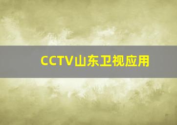 CCTV山东卫视应用