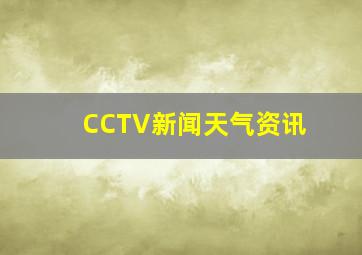 CCTV新闻天气资讯