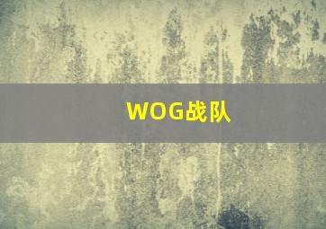 WOG战队