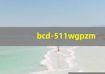 bcd-511wgpzm