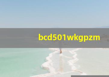 bcd501wkgpzm