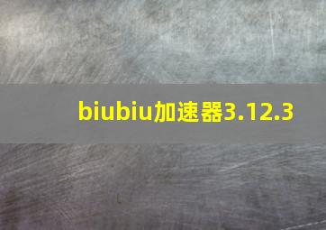 biubiu加速器3.12.3