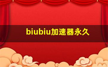 biubiu加速器永久