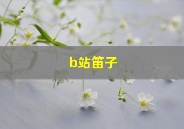 b站笛子