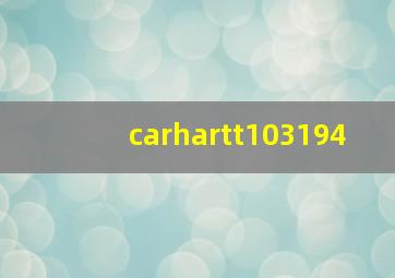 carhartt103194