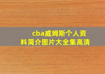 cba威姆斯个人资料简介图片大全集高清