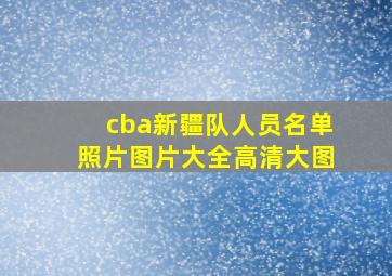 cba新疆队人员名单照片图片大全高清大图