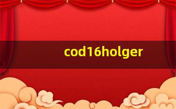 cod16holger