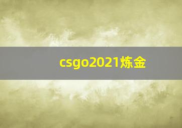 csgo2021炼金