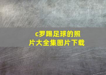 c罗踢足球的照片大全集图片下载