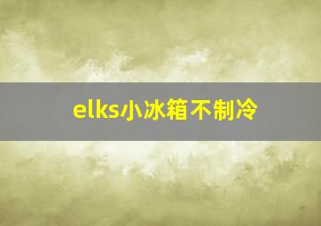 elks小冰箱不制冷