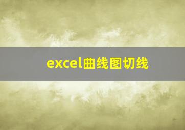 excel曲线图切线