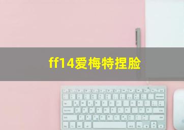 ff14爱梅特捏脸