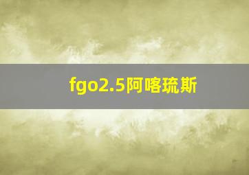 fgo2.5阿喀琉斯