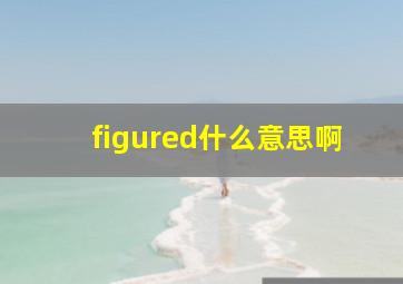 figured什么意思啊