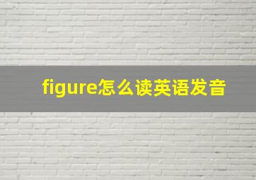 figure怎么读英语发音