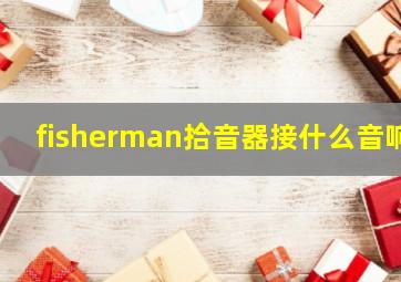 fisherman拾音器接什么音响