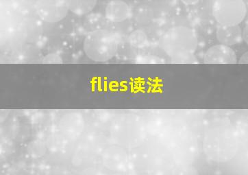 flies读法