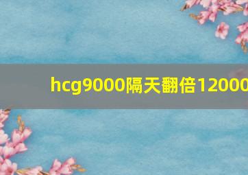 hcg9000隔天翻倍12000