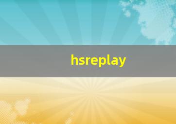 hsreplay