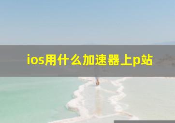 ios用什么加速器上p站