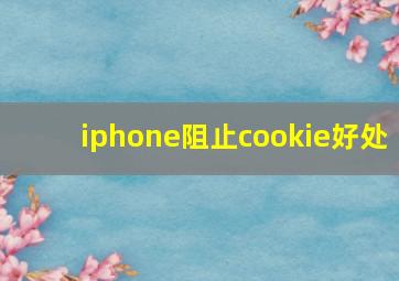 iphone阻止cookie好处