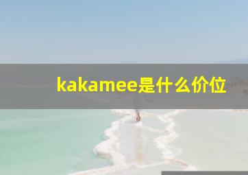 kakamee是什么价位