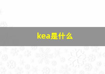 kea是什么