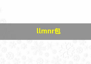 llmnr包