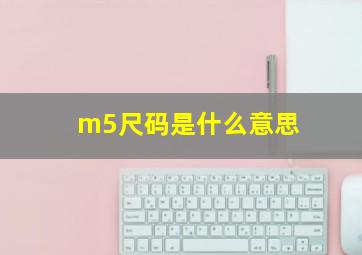 m5尺码是什么意思