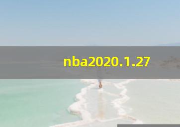 nba2020.1.27