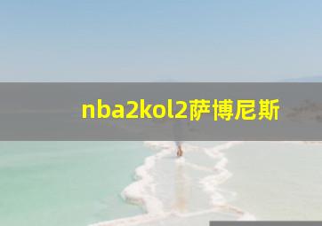 nba2kol2萨博尼斯