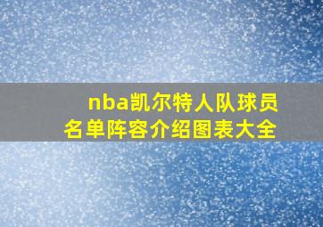 nba凯尔特人队球员名单阵容介绍图表大全