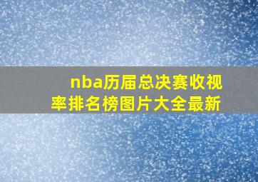 nba历届总决赛收视率排名榜图片大全最新