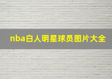 nba白人明星球员图片大全