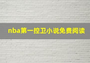 nba第一控卫小说免费阅读