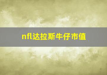 nfl达拉斯牛仔市值