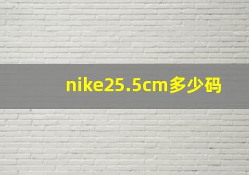 nike25.5cm多少码