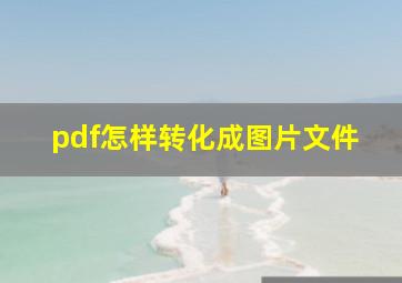 pdf怎样转化成图片文件