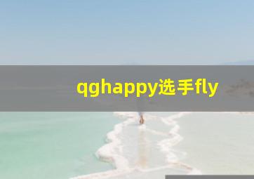 qghappy选手fly