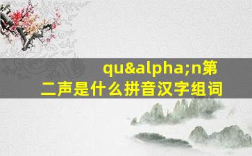 quαn第二声是什么拼音汉字组词