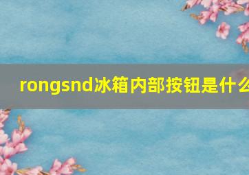 rongsnd冰箱内部按钮是什么