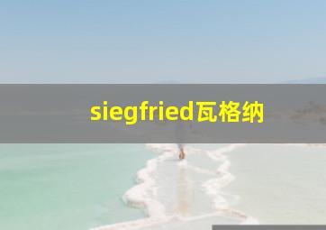 siegfried瓦格纳