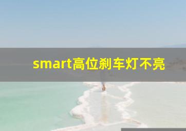 smart高位刹车灯不亮