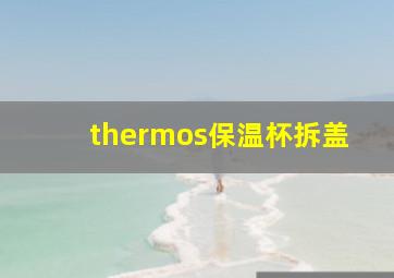 thermos保温杯拆盖