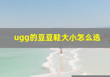 ugg的豆豆鞋大小怎么选