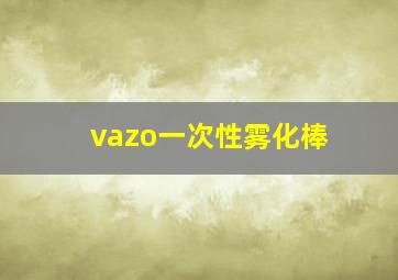 vazo一次性雾化棒